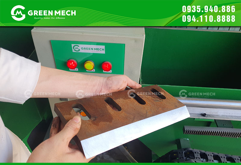 Dao băm sau khi được đưa qua quy tình mài dao