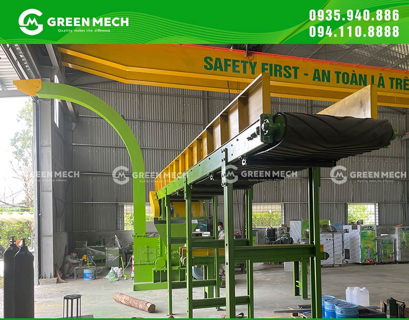 Máy băm gỗ keo công suất lớn 15 tấn 
